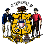 Wisconsin Coat of Arms.