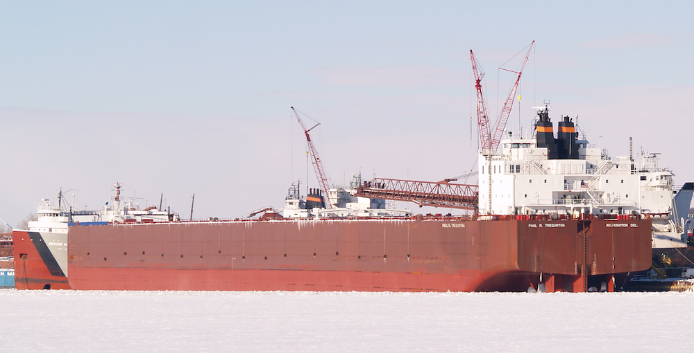 Paul R. Tregurtha Ore tanker in Sturgeon Bay, Wisconsin.