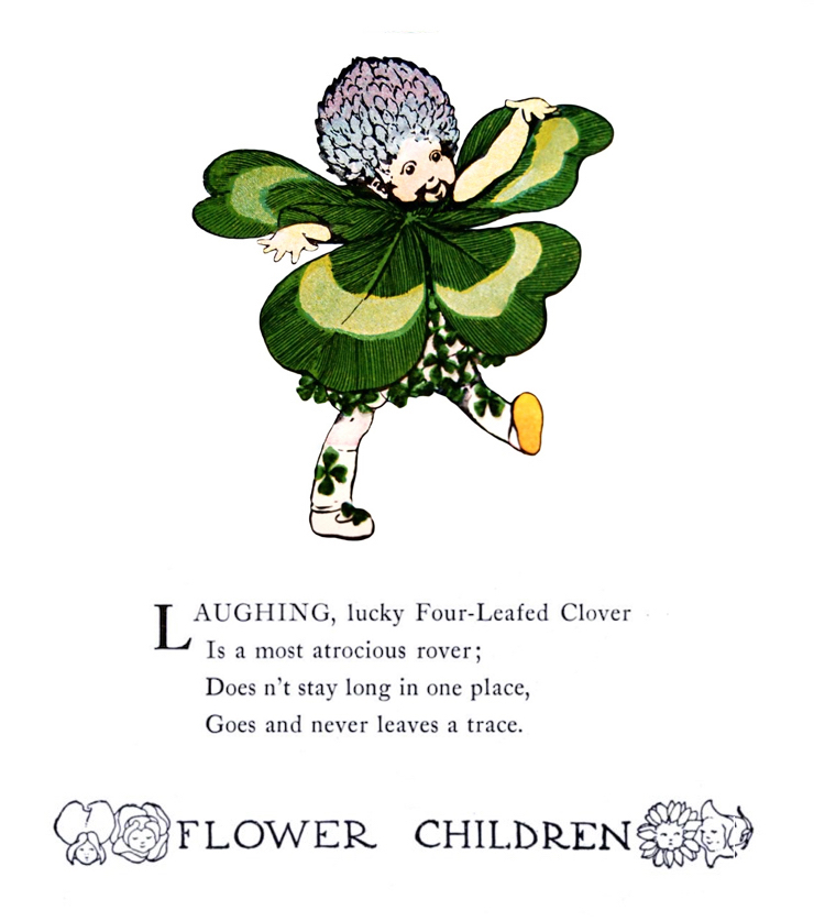 Clover Flower Children by Elizabeth Gordon with illustration by M. T. (Penny) Ross.