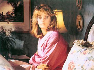 Promotional shot of a possessed Marlena, played by Deidre Hall, in an 90s episode of Days of our Lives.