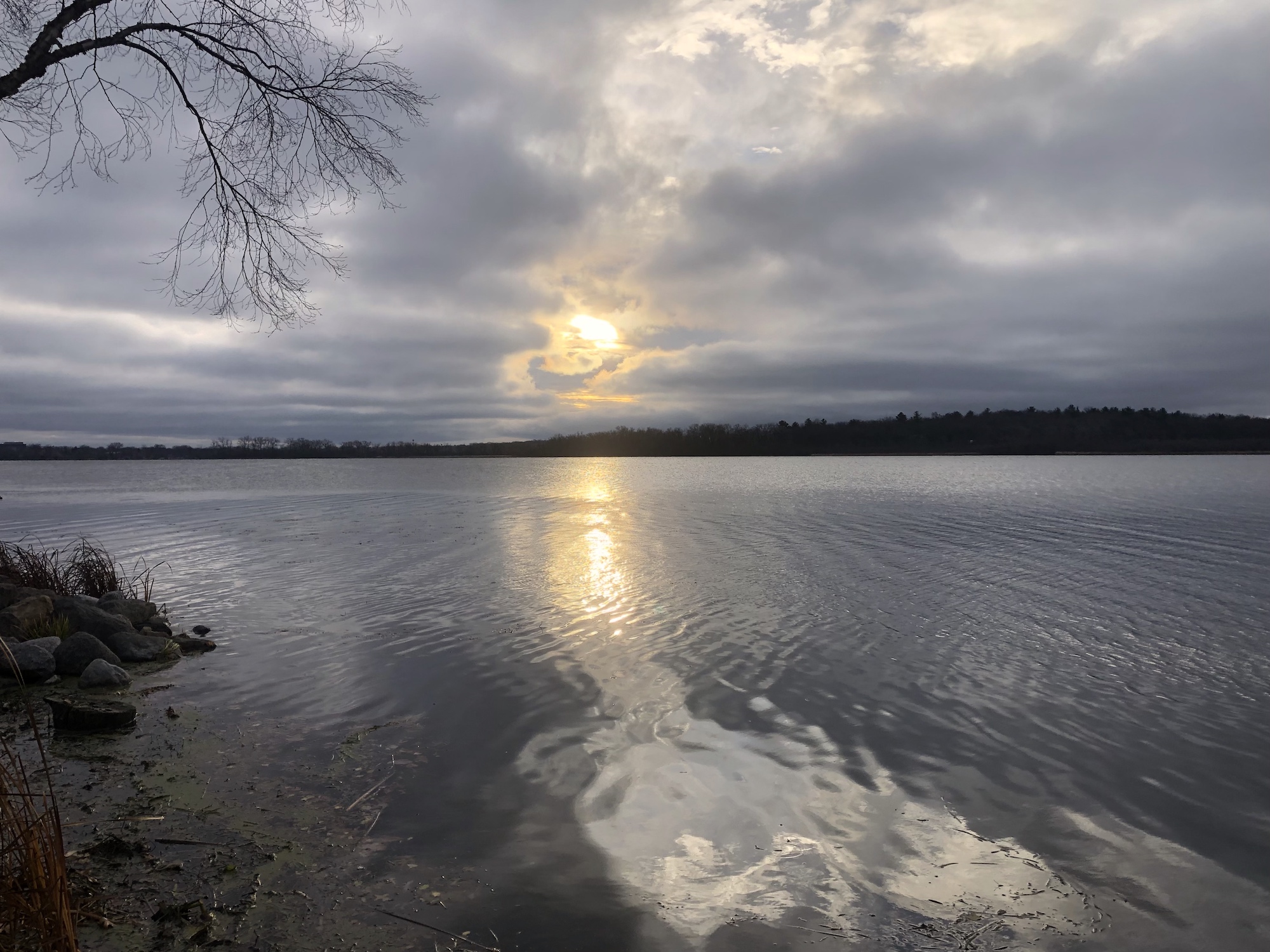 Lake Wingra at sunrise on November 11, 2022.