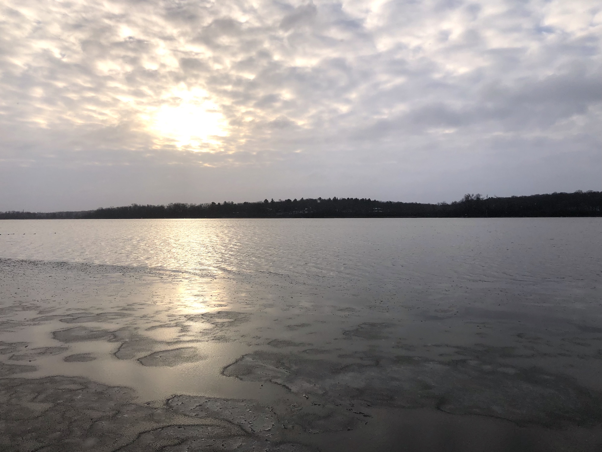 Lake Wingra on a cold November 19, 2022 morning.