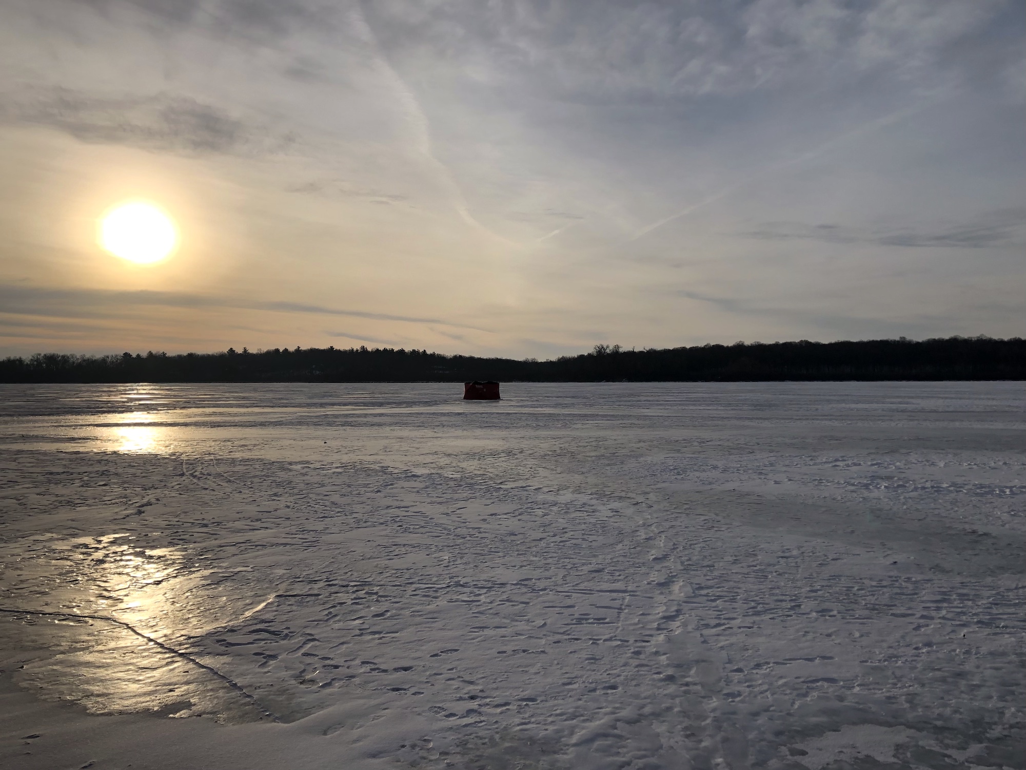 Lake Wingra on a December 28, 2022 morning.