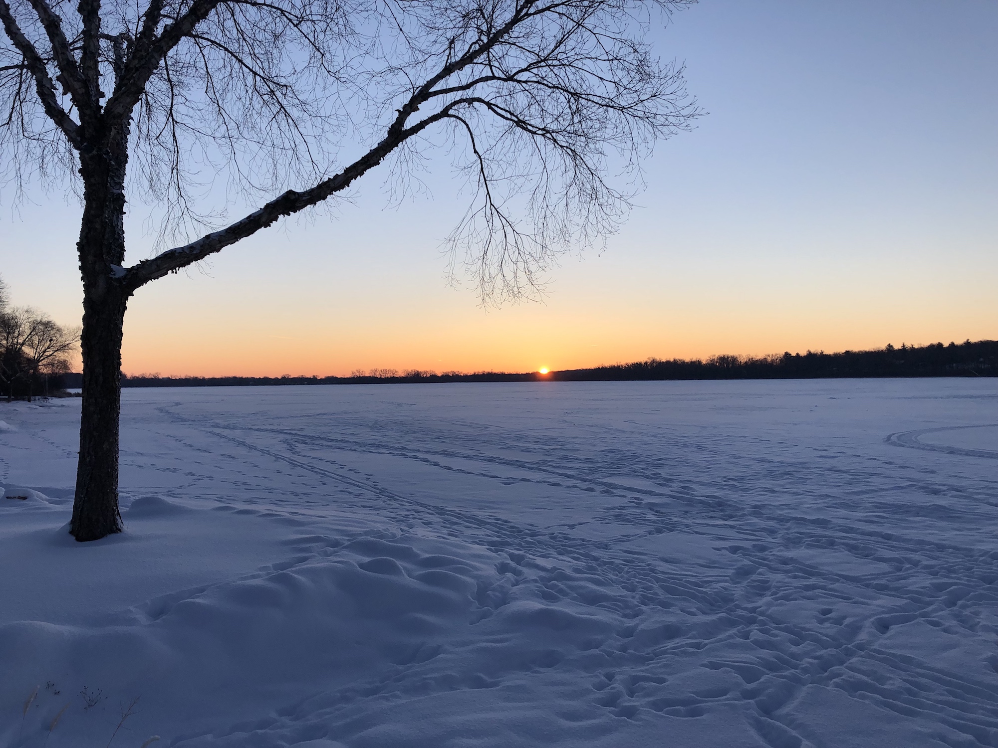 Lake Wingra on January 27, 2019.