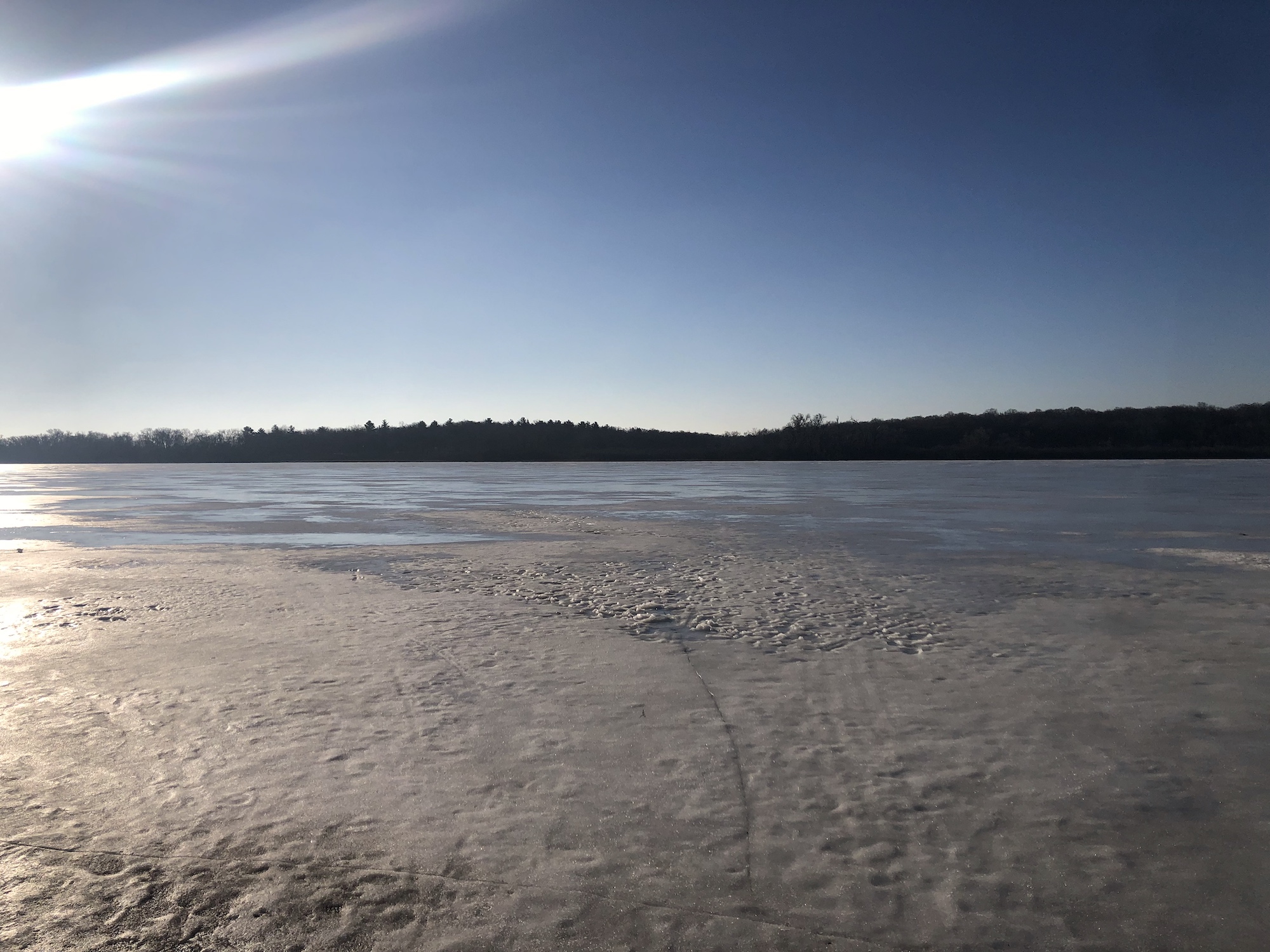 Lake Wingra on February 28, 2023.