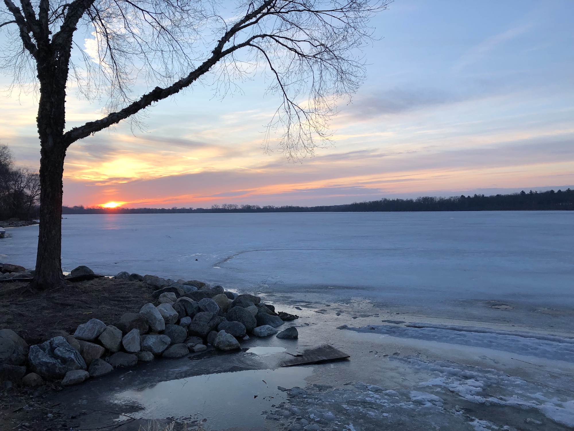 Lake Wingra on March 20, 2019.
