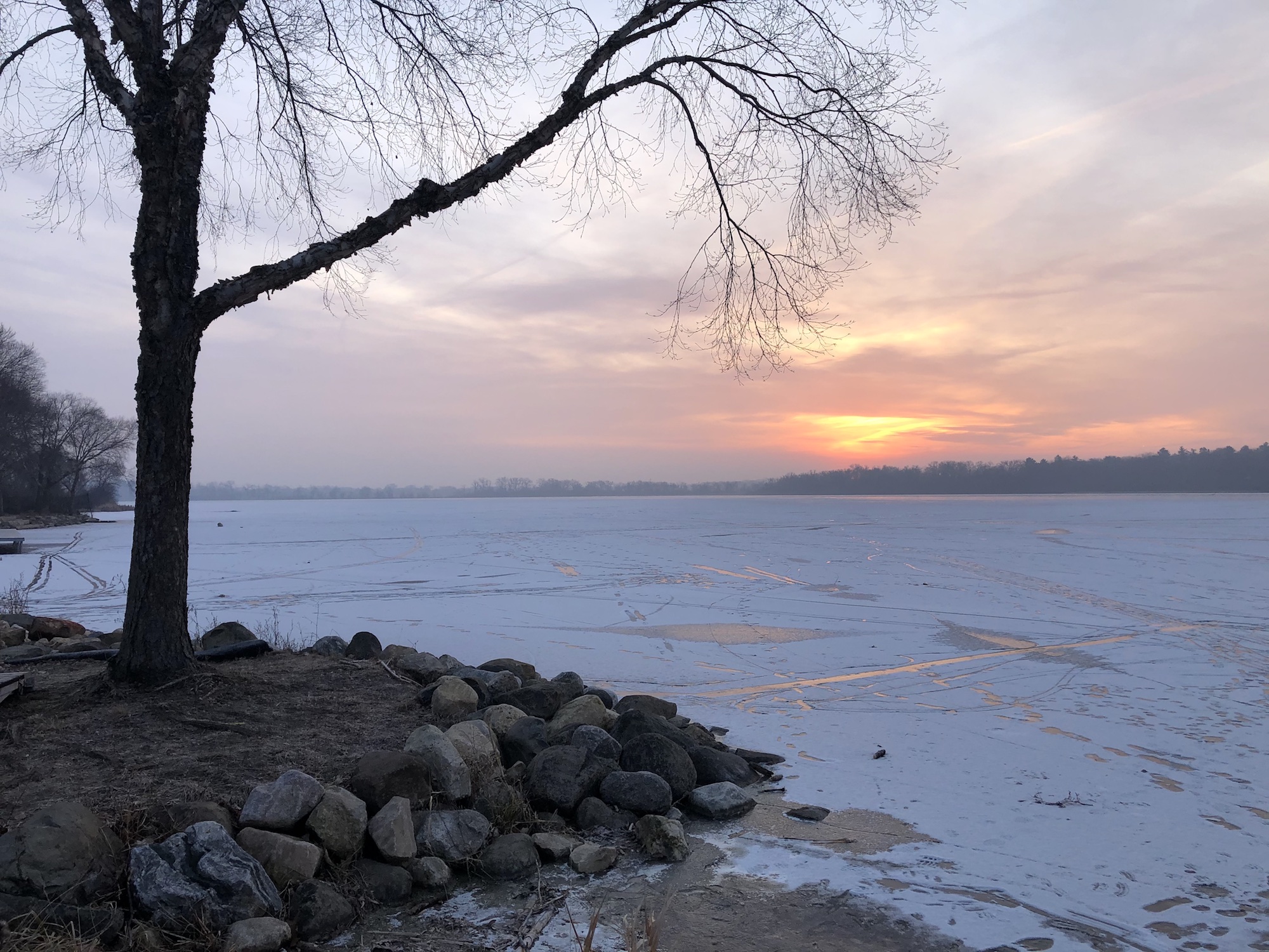 Lake Wingra on December 20, 2019.