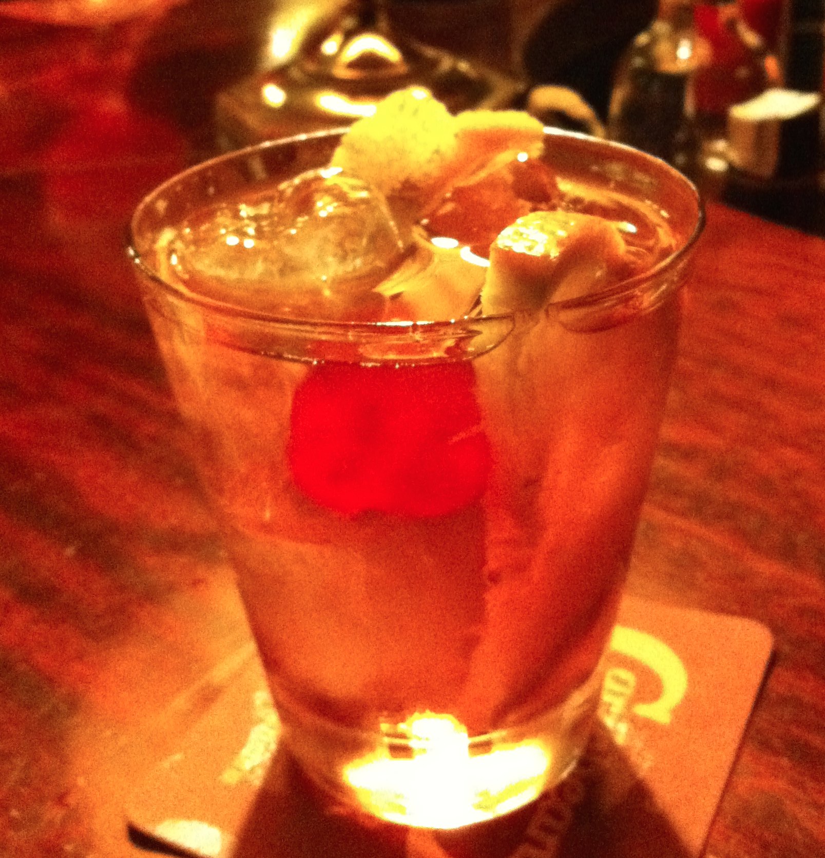 The Wisconsin unofficial state cocktail is the Brandy Old Fashioned.