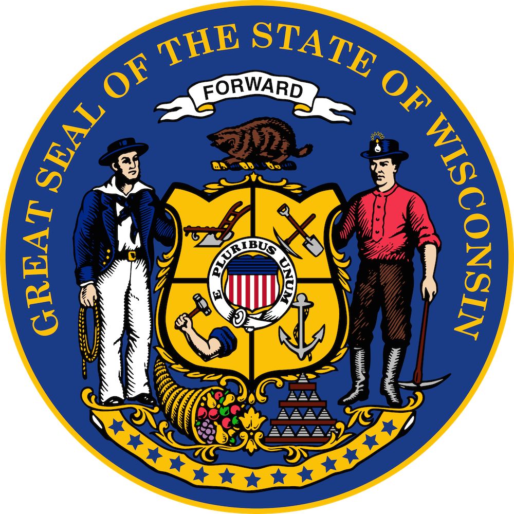  Wisconsin State Seal.