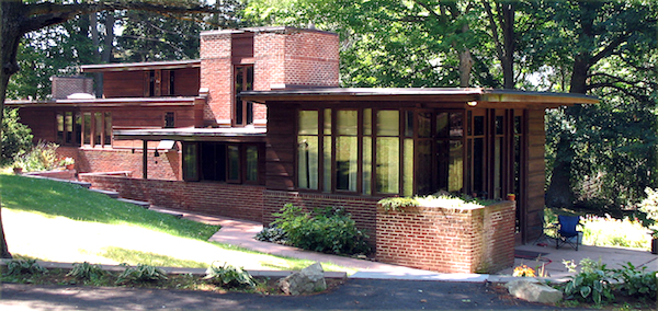 A Frank Loydd Wright designed home in Wausau's Andrew Warren Historic District.