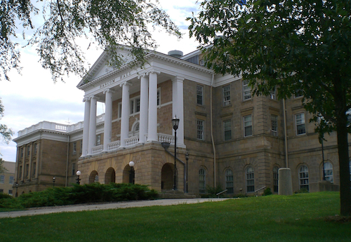 Bascom Hall on the University of Wisconsin campus.