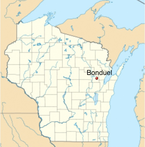 Bonduel, Wisconsin.