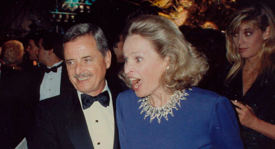 Bonnie Bartlett with husband William Daniels.