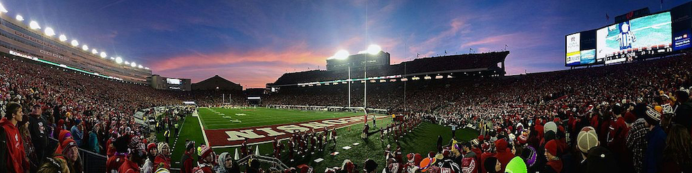 Photo of inside Camp Randall Stadium taken during the Wisconsin Badgers vs. Minnesota Gophers in 2014.