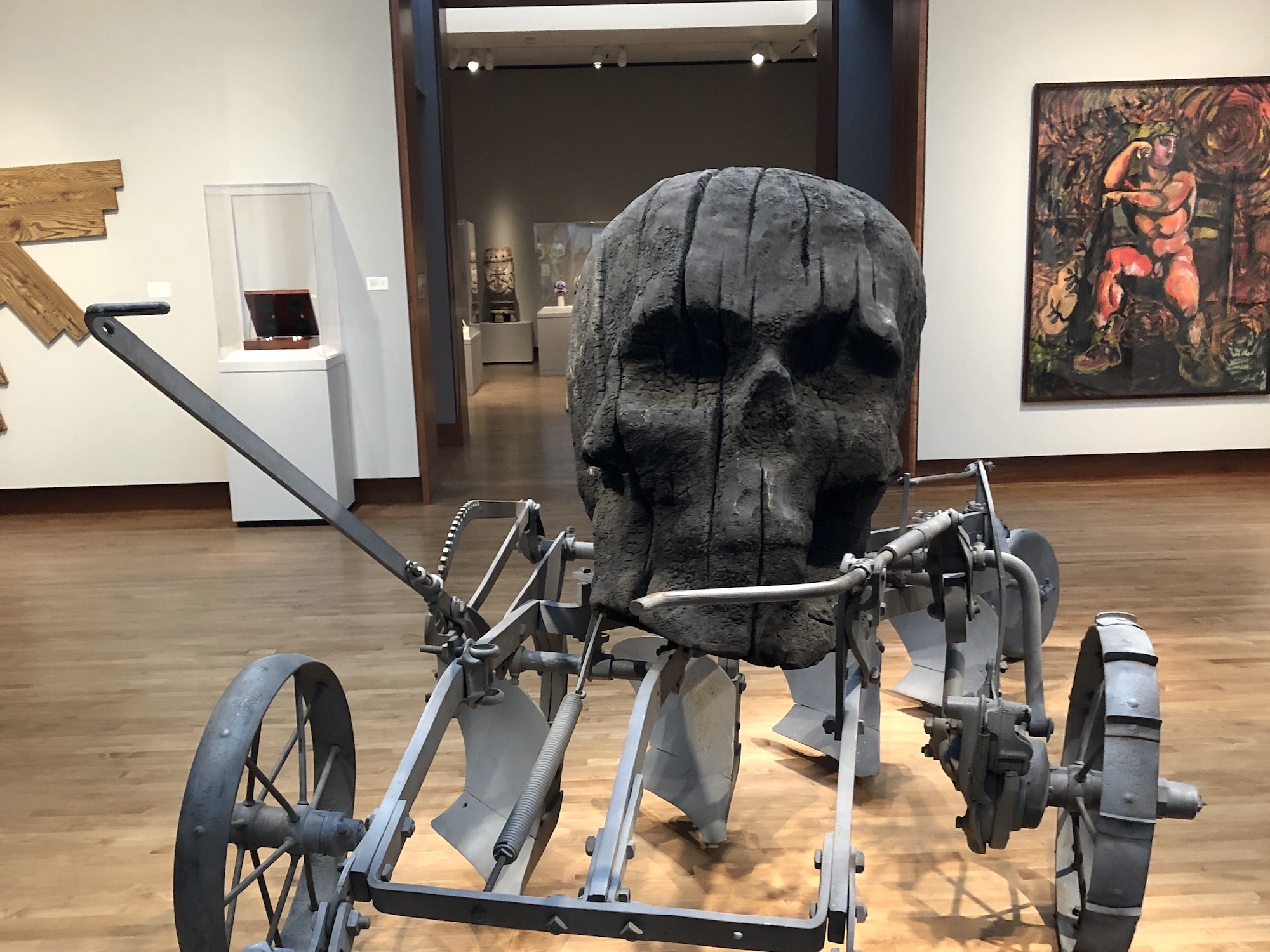 The Plow by Jim Dine at the Chazen Museum of Art in Madison Wisconsin.