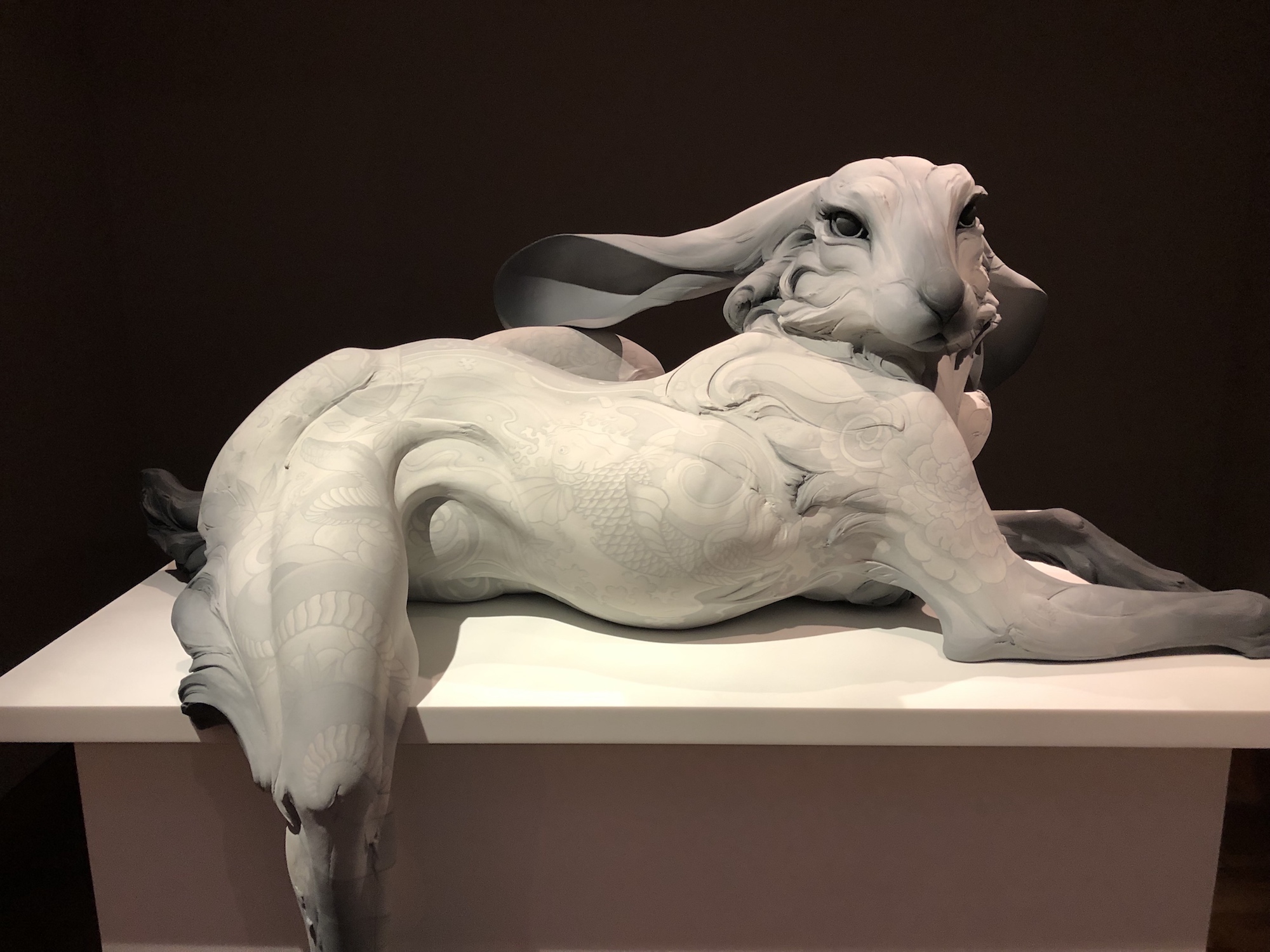 L'Amante by Beth Cavener at the Chazen Museum of Art in Madison Wisconsin.