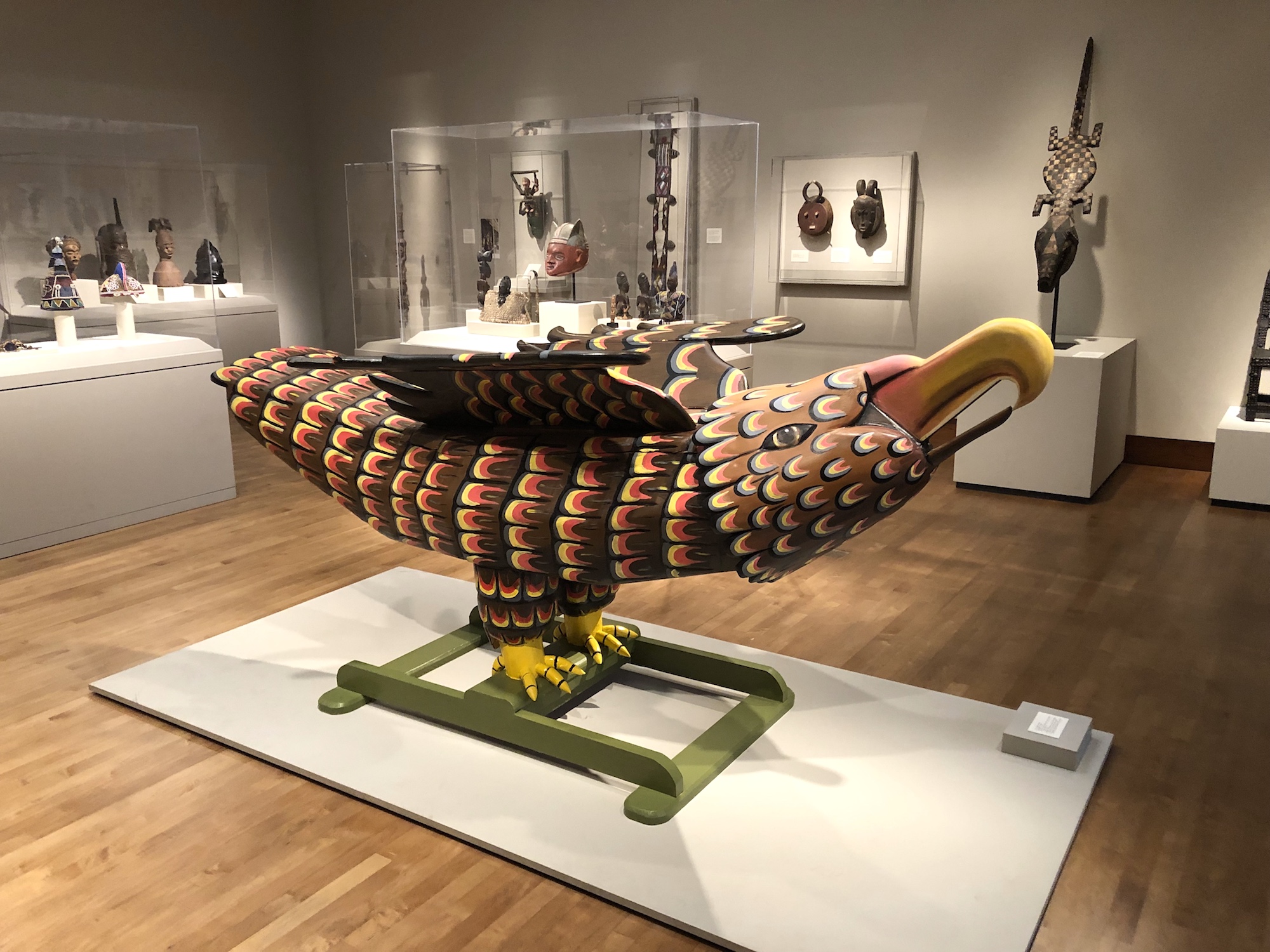 Design Coffin by Eric Adjety Anang at the Chazen Museum of Art in Madison Wisconsin.