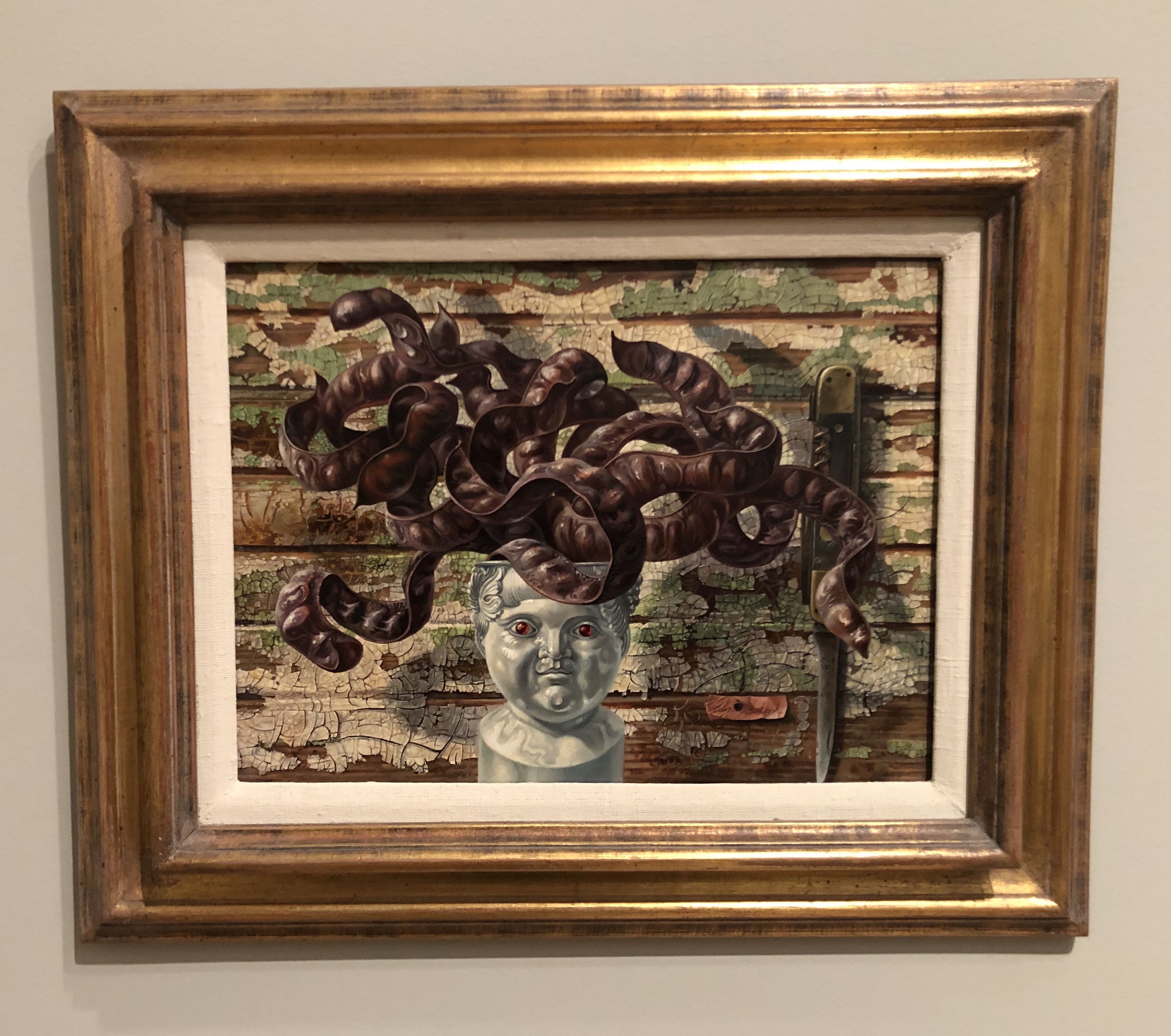 Medusa by Aaron Bohrod at the Chazen Museum of Art.