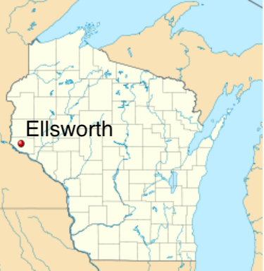 Ellsworth, Wisconsin.