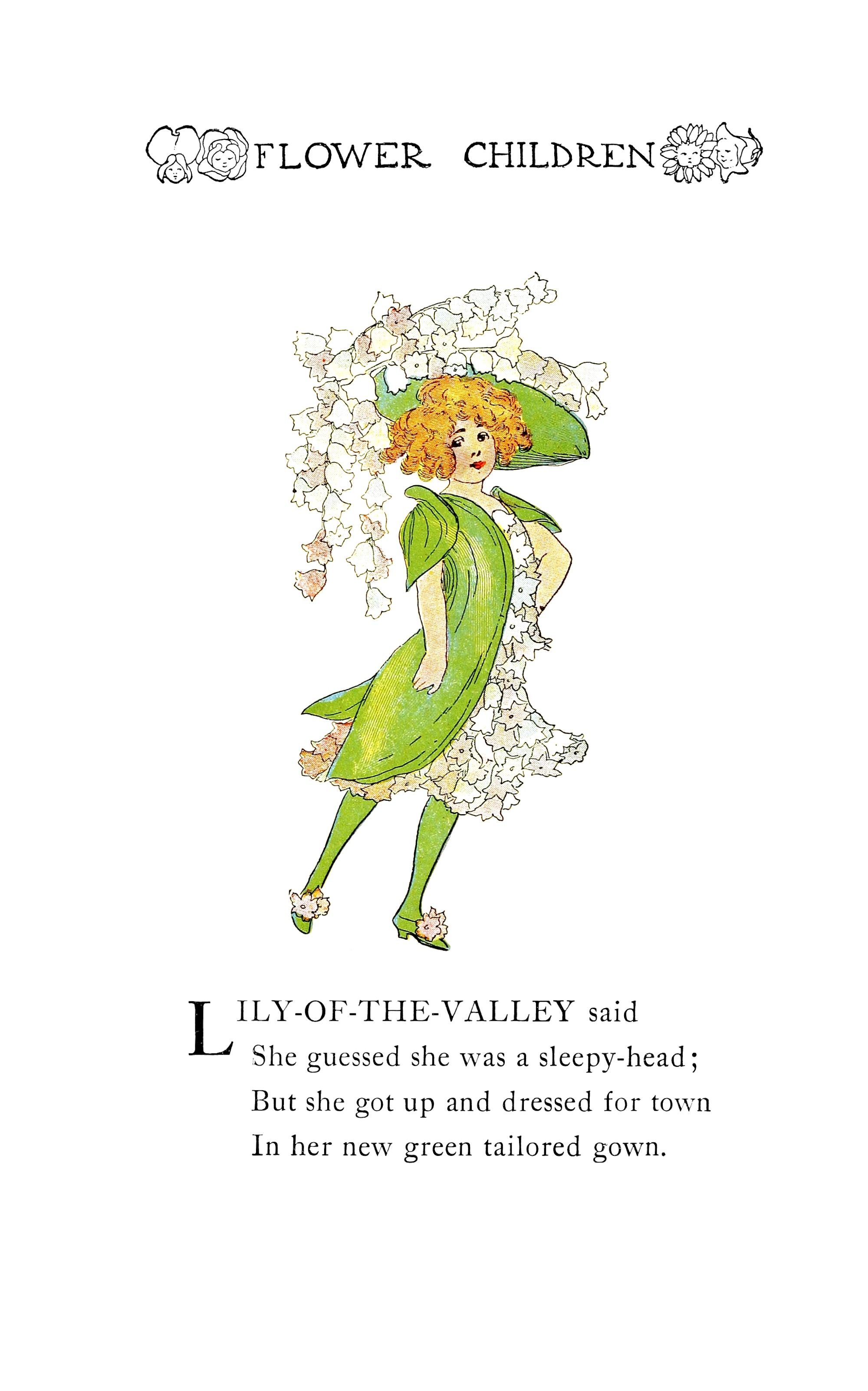 Lily of the Valley by Elizabeth Gordon with illustration by  M. T. (Penny) Ross.
