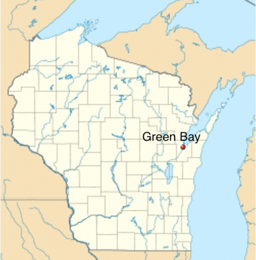 Green Bay, Wisconsin.