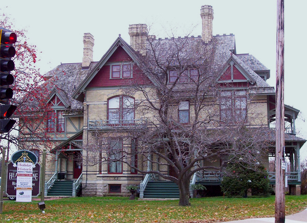 The historic Hearthstone House in Appleton, Wisconsin.