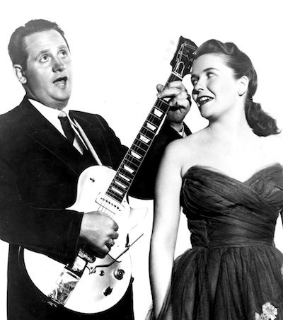 Les Paul with Mary Ford in 1954.