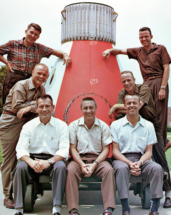 The Mercury 7 Astronauts.