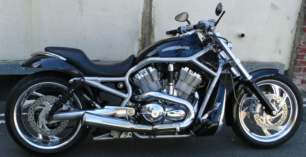 New Harley Davidson motorcycle.