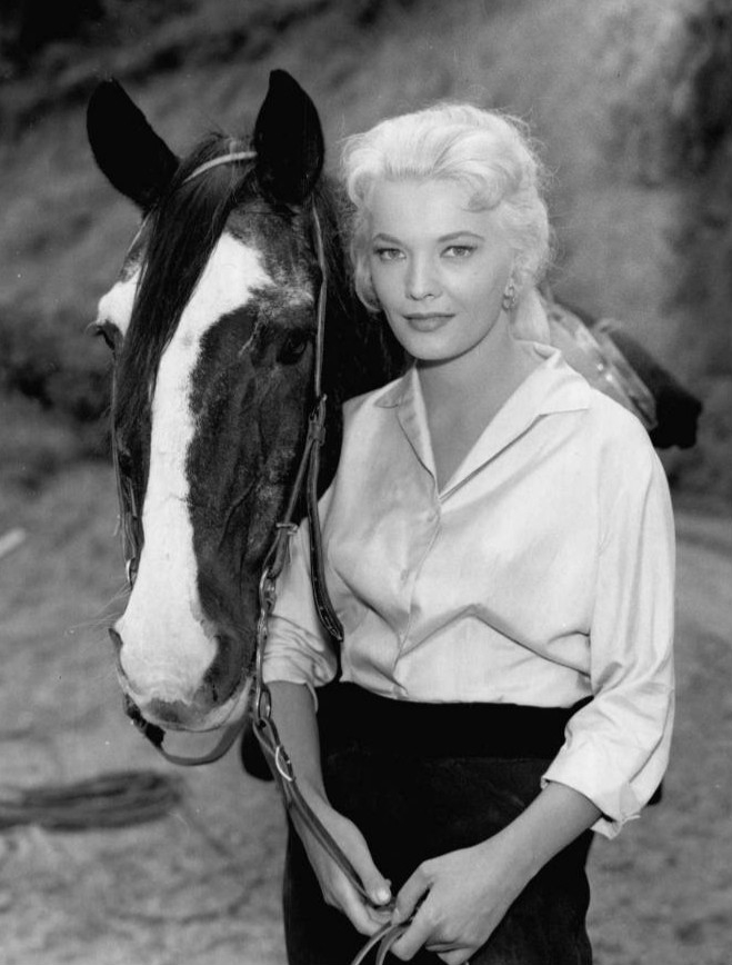 Gena Rowlands as a guest star on the television program Laramie