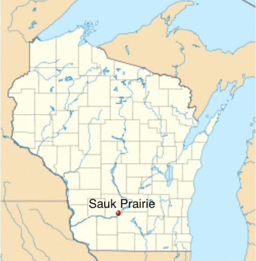 Sauk Prairie, Wisconsin.