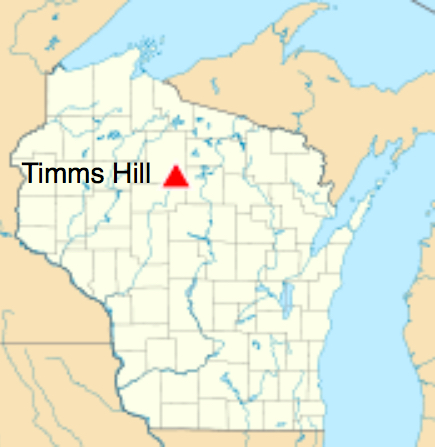 Timms Hill, Wisconsin.