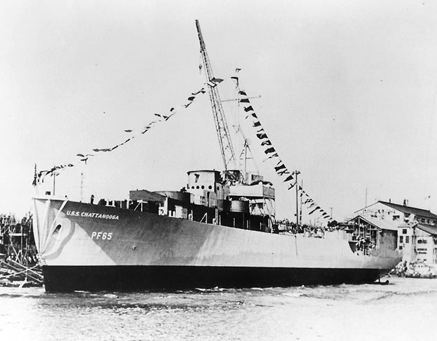 USS Chattanooga buit in Sturgeon Bay, Wisconsin.