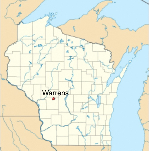 Warrens, Wisconsin.
