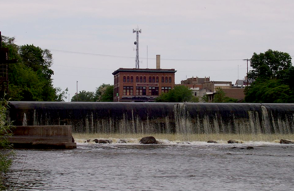 Watertown, Wisconsin dam on Rock River.