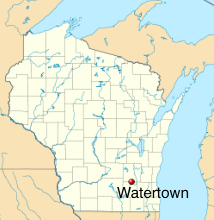 Watertown, Wisconsin.