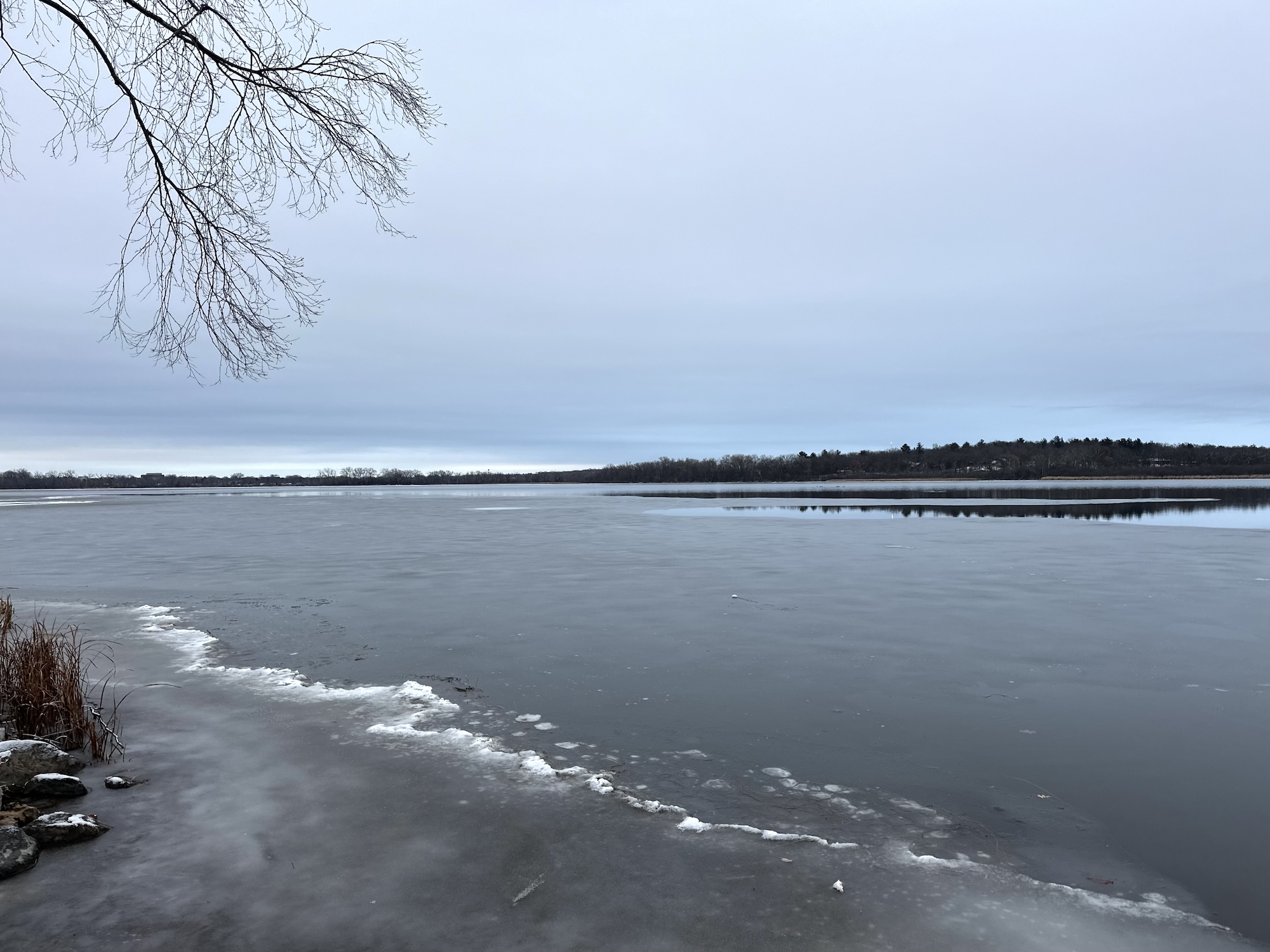 Lake Wingra on December 2, 2023.