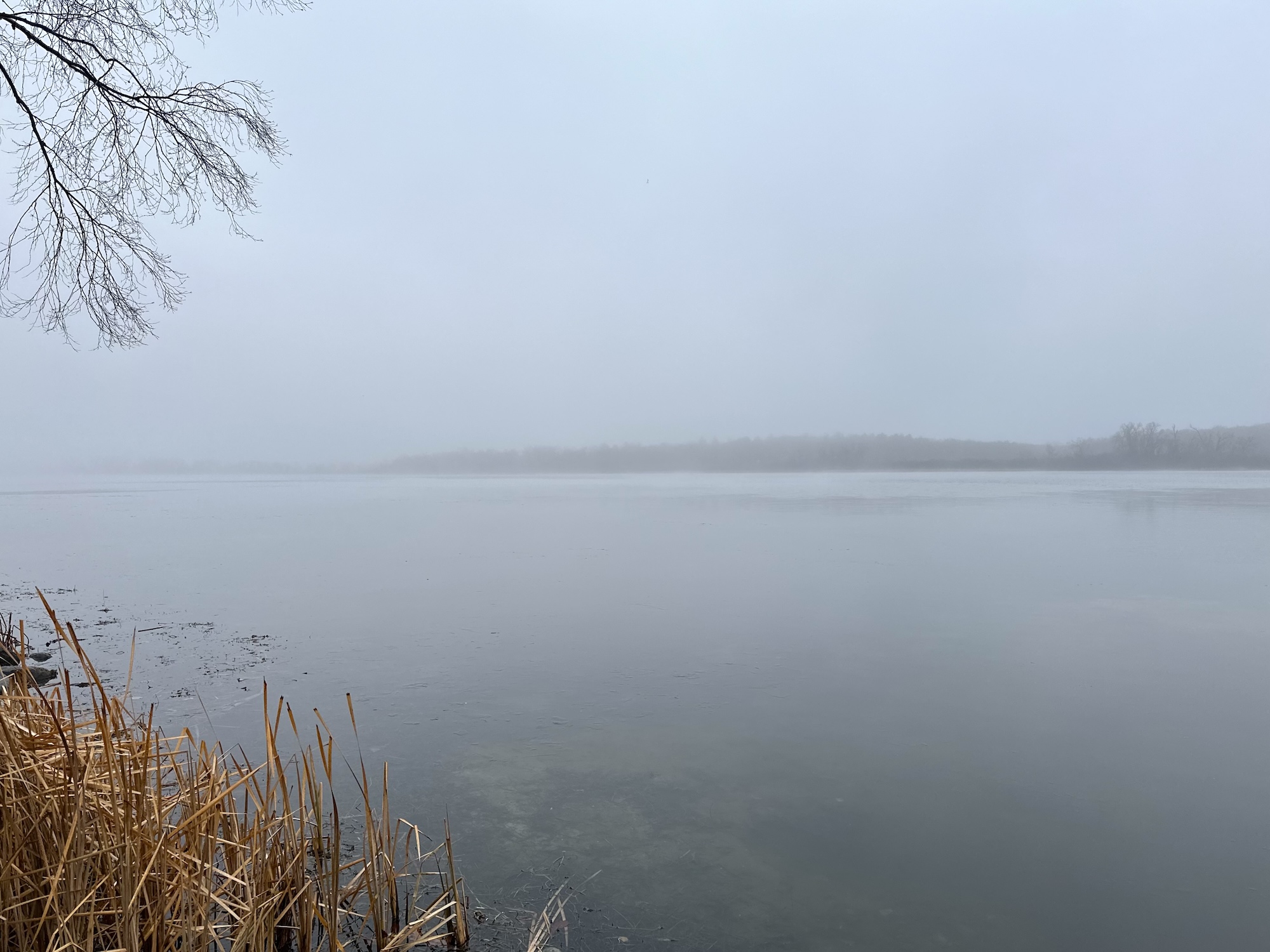 Lake Wingra on December 24, 2023.