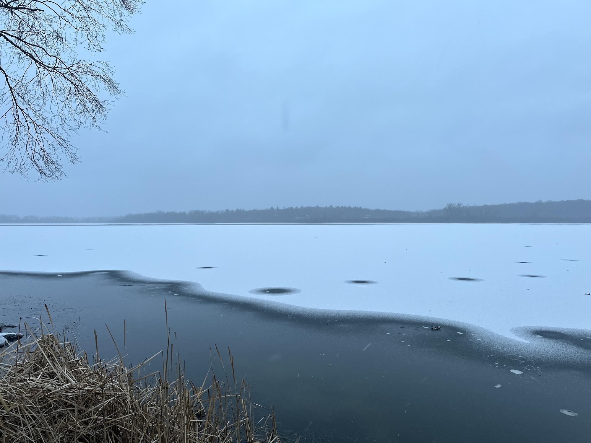 Lake Wingra on December 31, 2023.