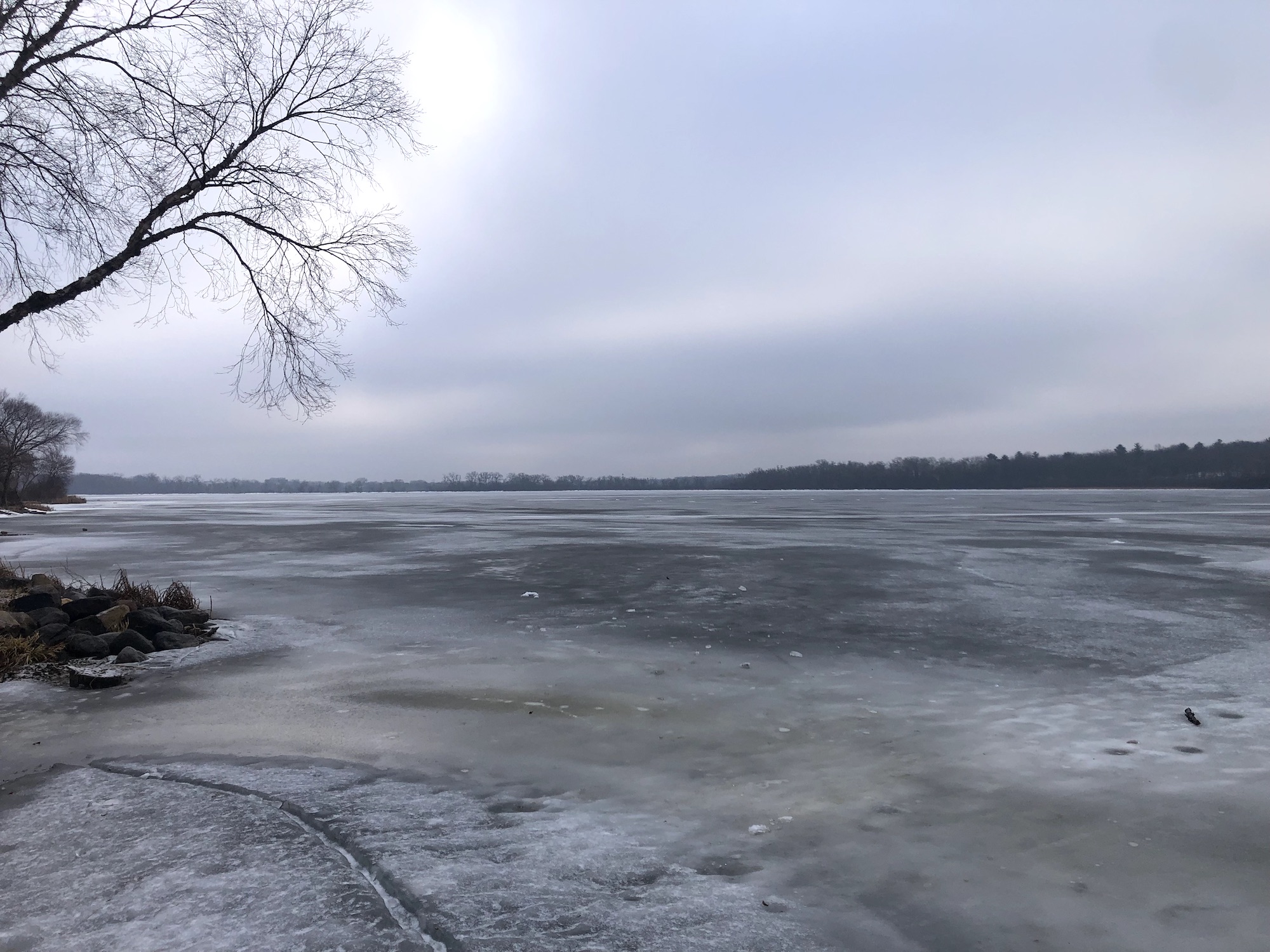 Lake Wingra on January 1, 2023.