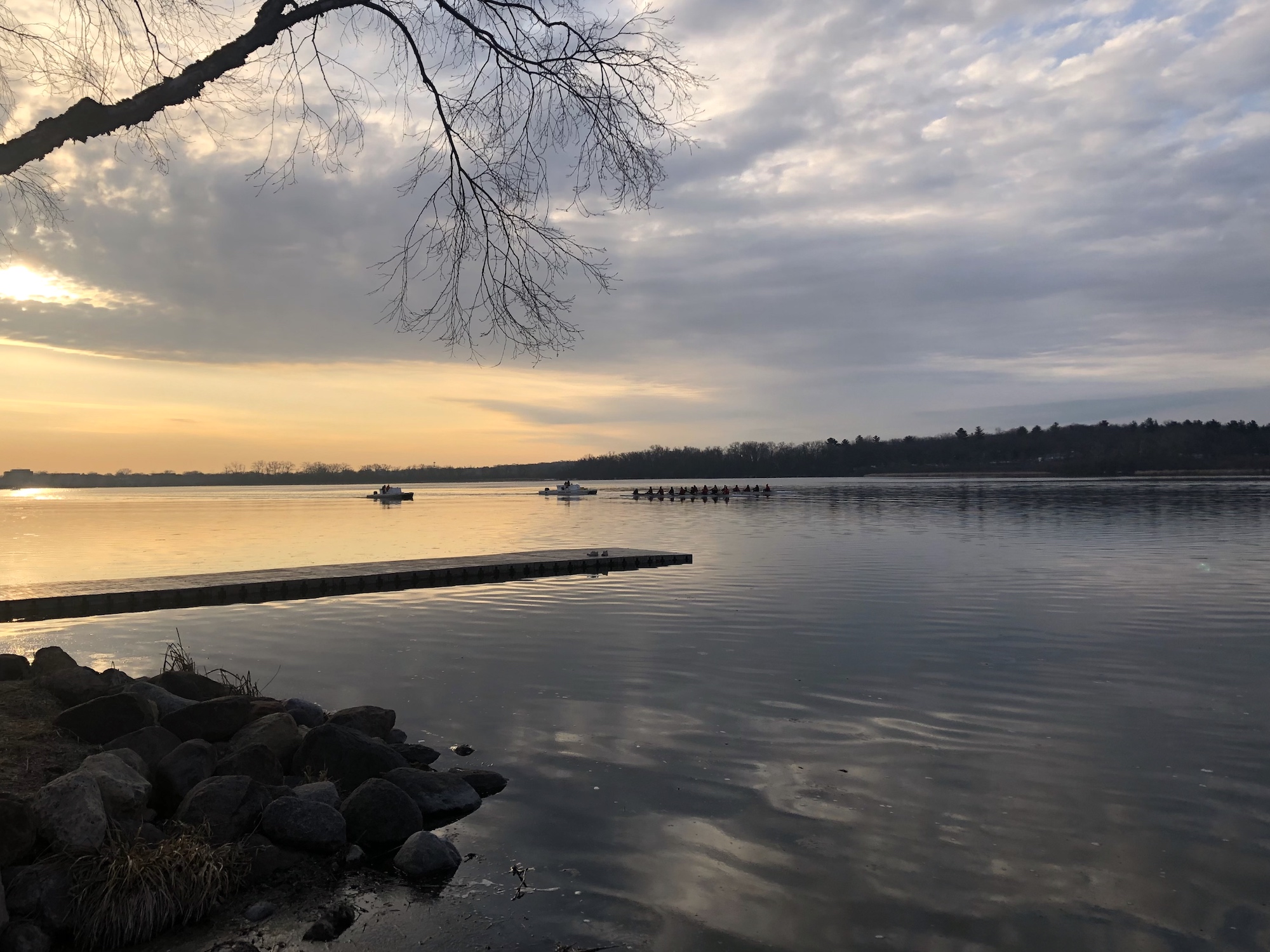 Lake Wingra on March 30, 2023 at 40°.